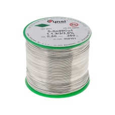 0,50 mm x 500g - ALAMBRE DE SOLDADURA DE PRECISIÓN CON 3% DE FUNDENTE DE SOLDADURA AÑADIDO - SIN PLOMO