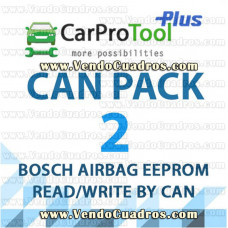 CARPROTOOL - CAN PACK 2 - BOSCH CANBUS PACK - AIRBAG-SRS - RESTAURACIÓN DE DATOS DE ACCIDENTE POR CANBUS - ACTIVACIÓN DE SOFTWARE EN LÍNEA