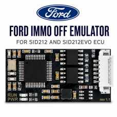 IMMO OFF - ECU IMMOBILISER - IMMOBILIZER DE MOTOR - EMULADOR INMOVILIZADOR UNIVERSAL - FORD ECU - CONTINENTAL SID212 / SID212EVO - KUGA / MONDEO / PUMA / TOURNEO CUSTOM / TRANSIT / TRANSIT CUSTOM - IMMO OFF - 5 PACK!