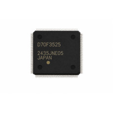 TABLERO DE INSTRUMENTOS / SRS / ECU / TCU - MICROCONTROLADOR - PROCESADOR - MCU - NEC / RENESAS - D70F3525 / UPD70F3525 - QFP144