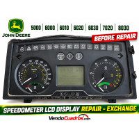 SERVICIO DE REPARACIÓN DE VELOCÍMETRO LCD PARA TRACTORES JOHN DEERE - 5000 6000 6010 6020 6030 7020 8030 - CAMBIO DE PANTALLA LCD - SEPDISP43 SERVICIO DE REPARACIÓN DE VELOCÍMETRO LCD PARA TRACTORES JOHN DEERE - 5000 6000 6010 6020 6030 7020 8030 - CAMBIO DE PANTALLA LCD - SEPDISP43