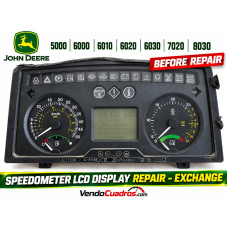 SERVICIO DE REPARACIÓN DE VELOCÍMETRO LCD PARA TRACTORES JOHN DEERE - 5000 6000 6010 6020 6030 7020 8030 - CAMBIO DE PANTALLA LCD - SEPDISP43 SERVICIO DE REPARACIÓN DE VELOCÍMETRO LCD PARA TRACTORES JOHN DEERE - 5000 6000 6010 6020 6030 7020 8030 - CAMBIO DE PANTALLA LCD - SEPDISP43