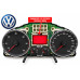 SERVICIO DE REPARACIÓN DE PANTALLA LCD DEL VELOCÍMETRO PARA VOLKSWAGEN VW CADDY CON PANTALLA LCD PEQUEÑA - 1T0920864A / 1K0920861M / 1K0920863B / VDO 92290206 - SEPDISP10