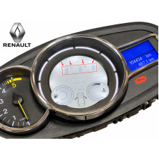 SERVICIO DE REPARACIÓN DE PANTALLA LCD / SERVICIO DE CLONACIÓN DE VELOCÍMETRO PARA CUADROS DE INSTRUMENTOS DE RENAULT MEGANE III CON FALLO EN LA PANTALLA LCD CENTRAL
