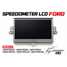 FORD - C-MAX / FOCUS / KUGA / TOURNEO / TRANSIT CONNECT-CUSTOM - PANTALLA LCD - PANTALLA LCD PARA VELOCÍMETRO - PANTALLA LCD PARA CUENTAKILÓMETROS - PANTALLA TACÓMETRO - LQ042T5DZ02 LQ042T5DZ08 LQ042T5DZ12 LQ042T5DZ12A  LQ042T5DZ14A LQ042T5DZ14B