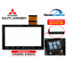 PANTALLA TÁCTIL DIGITALIZADOR DE 8" PARA SISTEMA DE RADIO MITSUBISHI OUTLANDER MK3 2020-2021 – 8740A098 / 8740A103 - SIN BOTÓN NAV