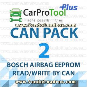 CARPROTOOL - CAN PACK 2 - BOSCH CANBUS PACK - AIRBAG-SRS - RESTAURACIÓN DE DATOS DE ACCIDENTE POR CANBUS - ACTIVACIÓN DE SOFTWARE EN LÍNEA